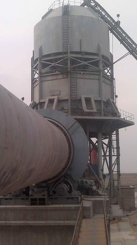 中宁日产300吨活性石灰回转窑生产线